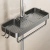 Étagère de douche métallique